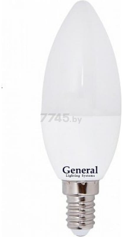 Лампа светодиодная E14 GENERAL GLDEN-CF-B-7-230-E14-4000 (660173)