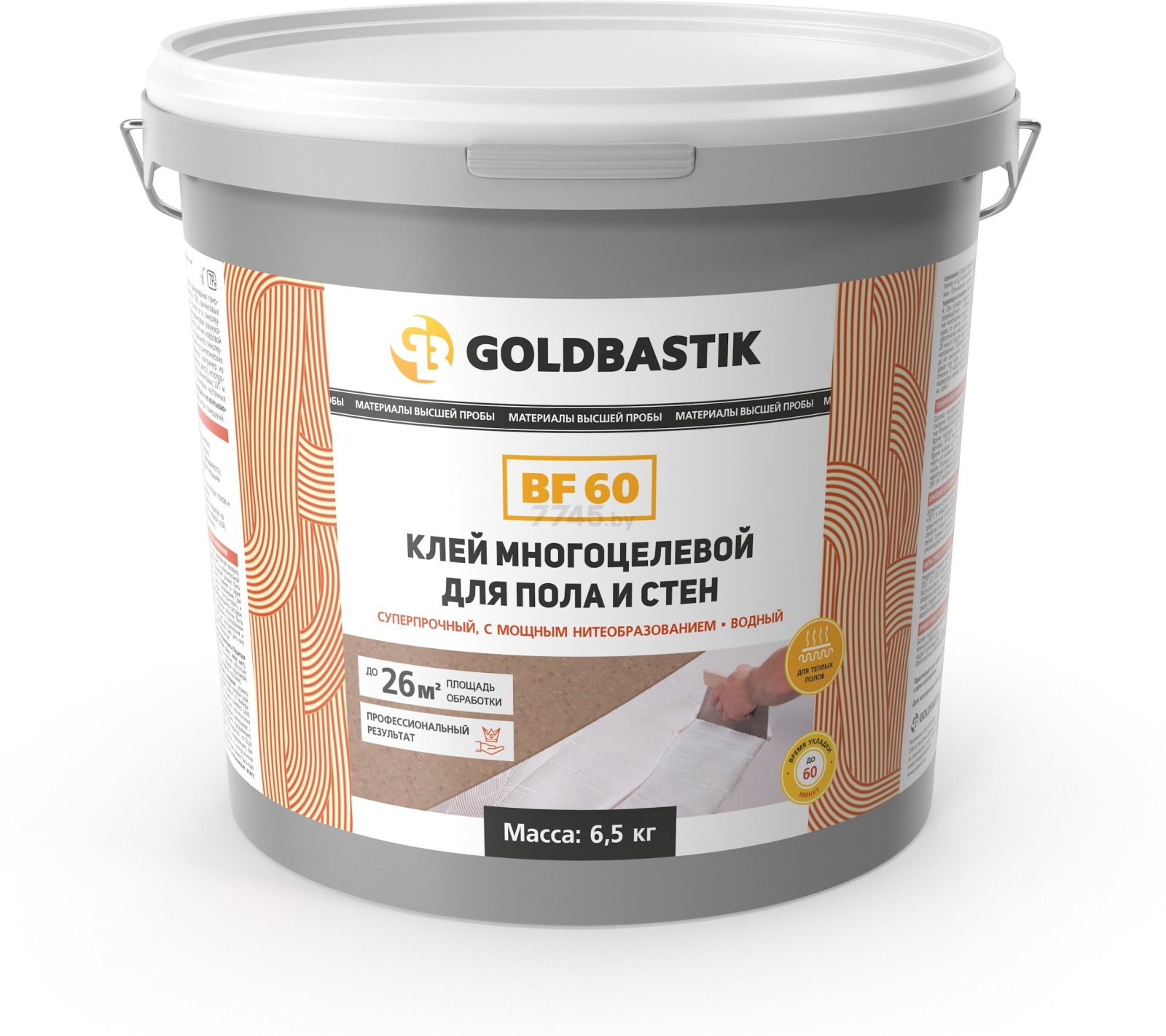 Клей универсальный GOLDBASTIK BF 60 для пола и стен 6,5 кг