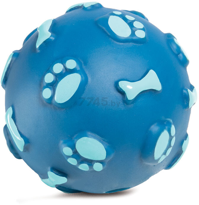 Игрушка для собак TRIOL Мяч с лапками и косточками 11 см (12101014) - Фото 3