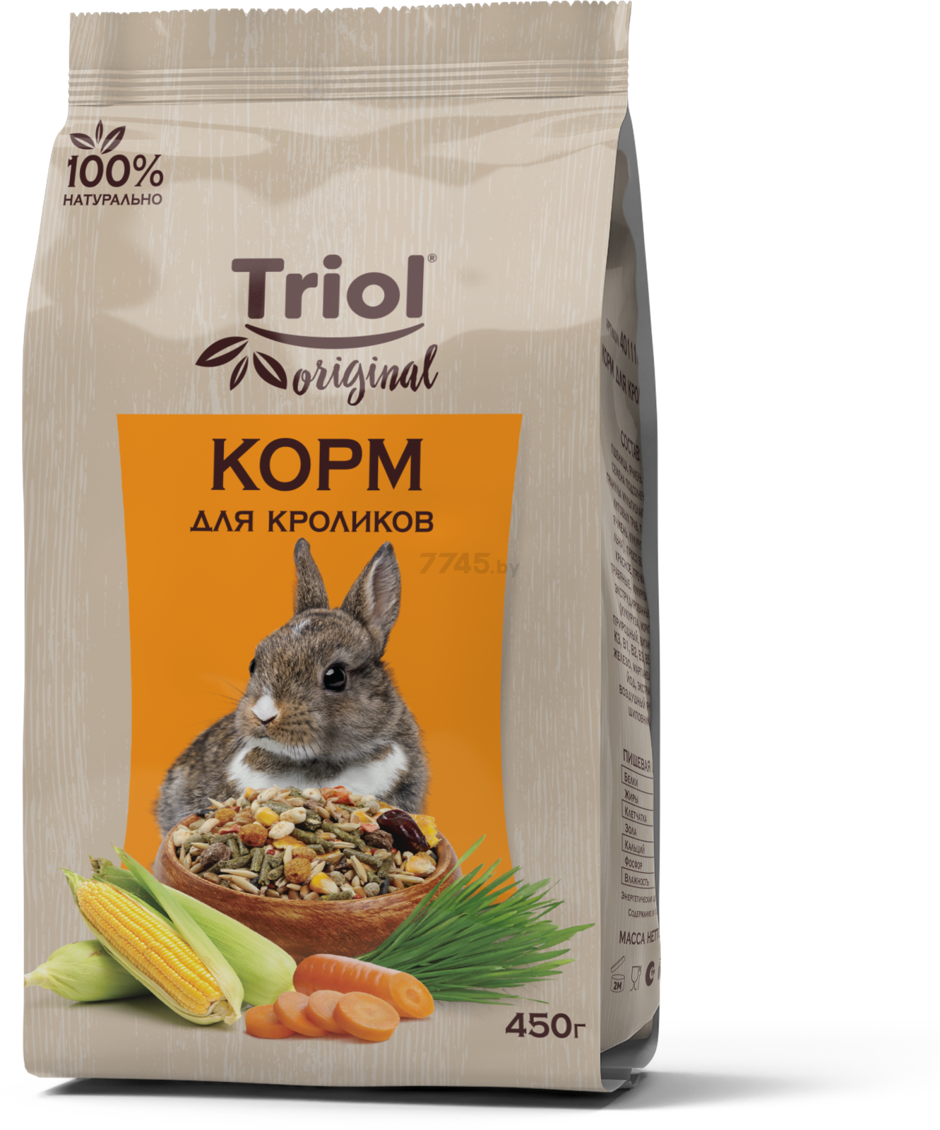 Корм для кроликов TRIOL Original 0,45 кг (40111008)