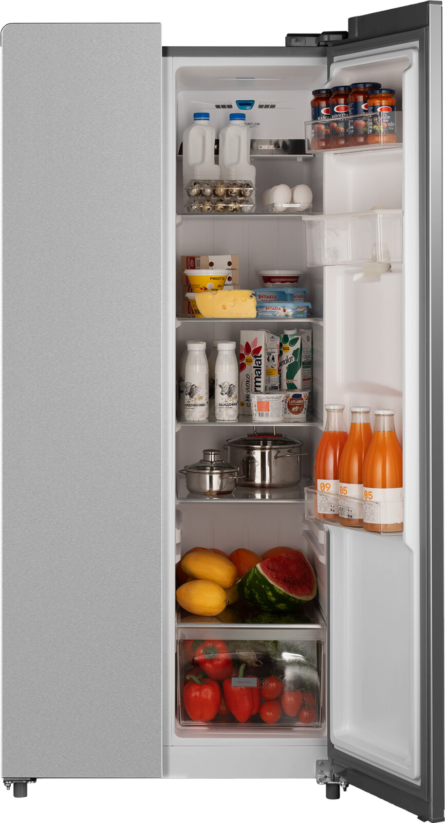 Холодильник WEISSGAUFF WSBS 600 X NoFrost Inverter Water Dispenser (WSBS600XNoFrostInverterWa) - Фото 6