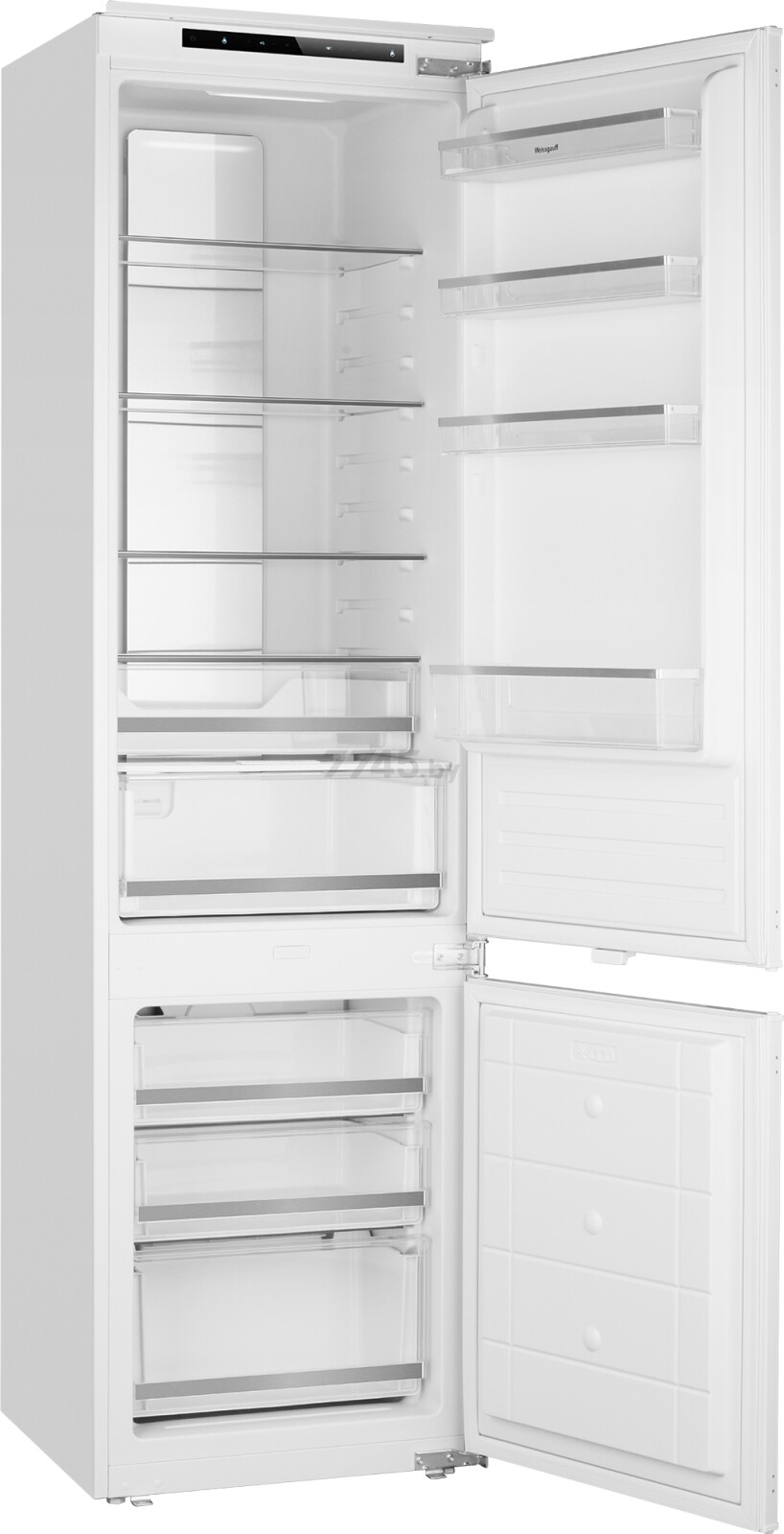 Холодильник встраиваемый WEISSGAUFF WRKI 195 Total NoFrost (WRKI195TotalNoFrost) - Фото 3