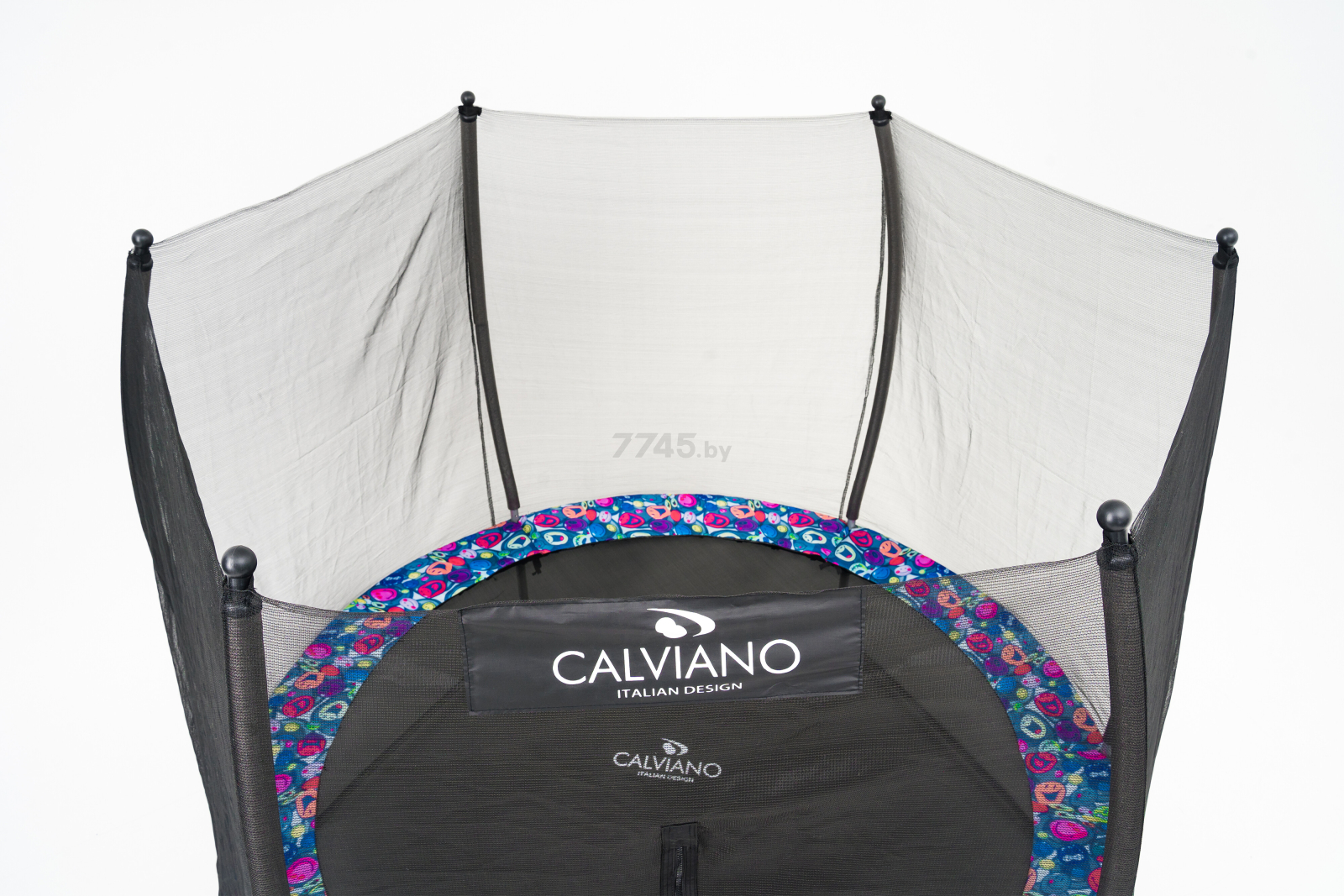 Батут CALVIANO D252 Inside с защитной сеткой складной Smile - Фото 5