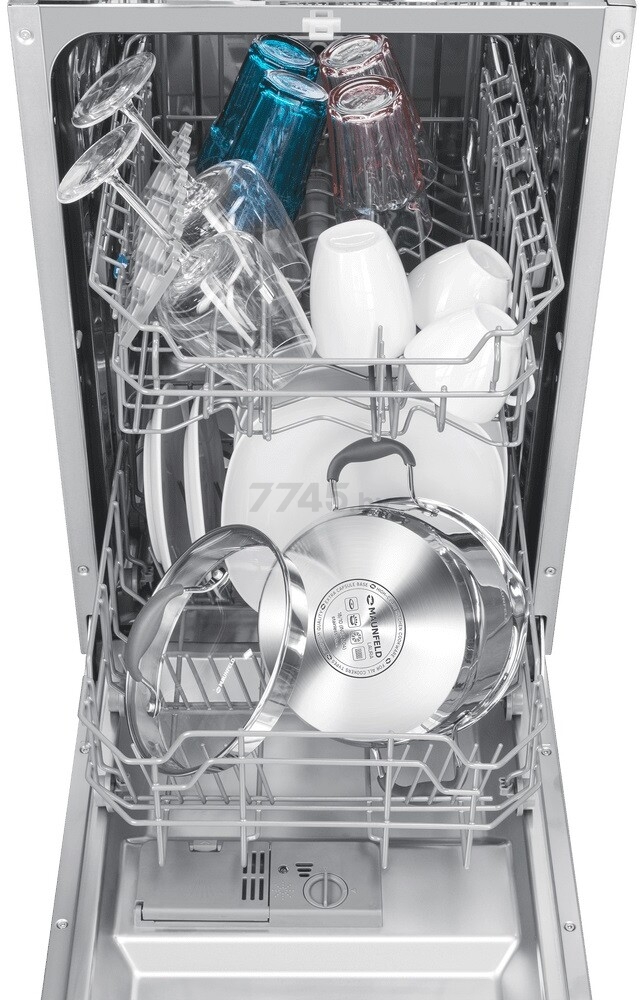 Машина посудомоечная встраиваемая MAUNFELD MLP4529A01 (КА-00021067) - Фото 6
