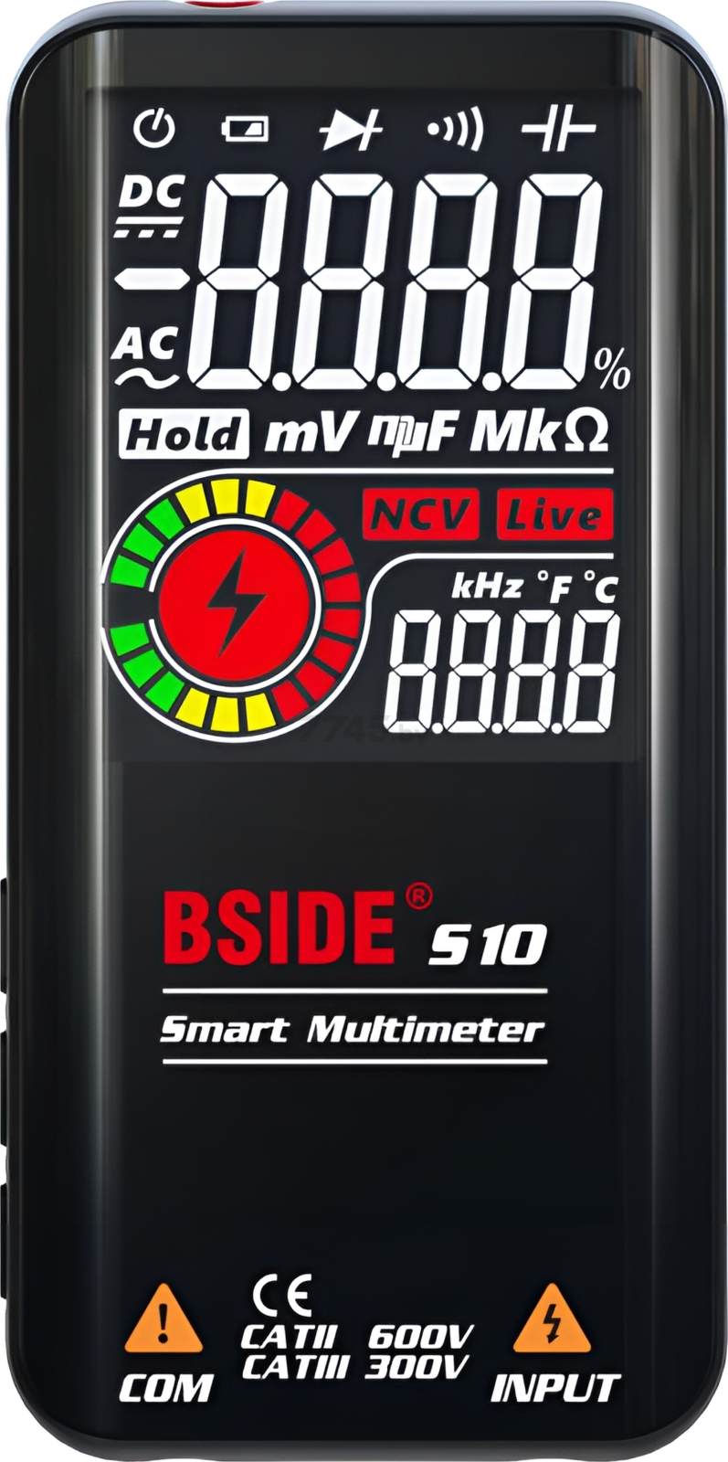 Мультиметр цифровой BSIDE S10 (064-0001) - Фото 2