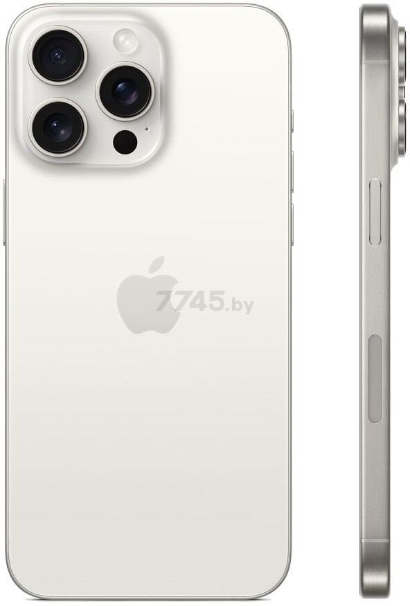 Смартфон APPLE iPhone 15 Pro Max 512GB White Titanium - Фото 2
