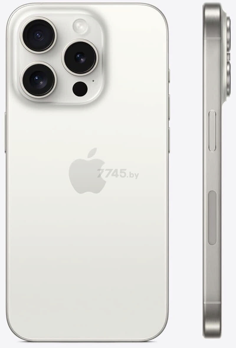 Смартфон APPLE iPhone 15 Pro 512GB White Titanium - Фото 2