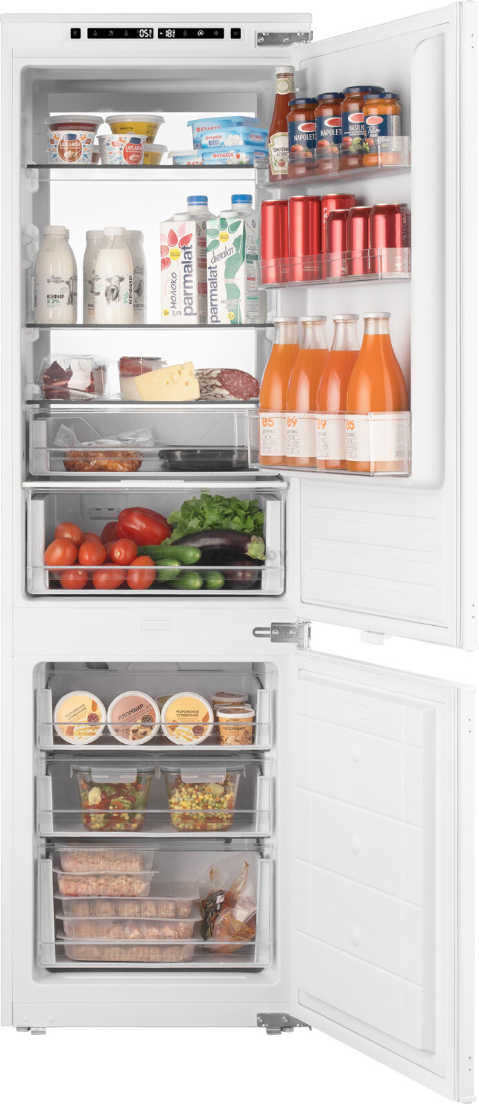 Холодильник встраиваемый WEISSGAUFF WRKI 178 Total NoFrost Premium BioFresh (WRKI178TotalNoFrostPremiu) - Фото 3
