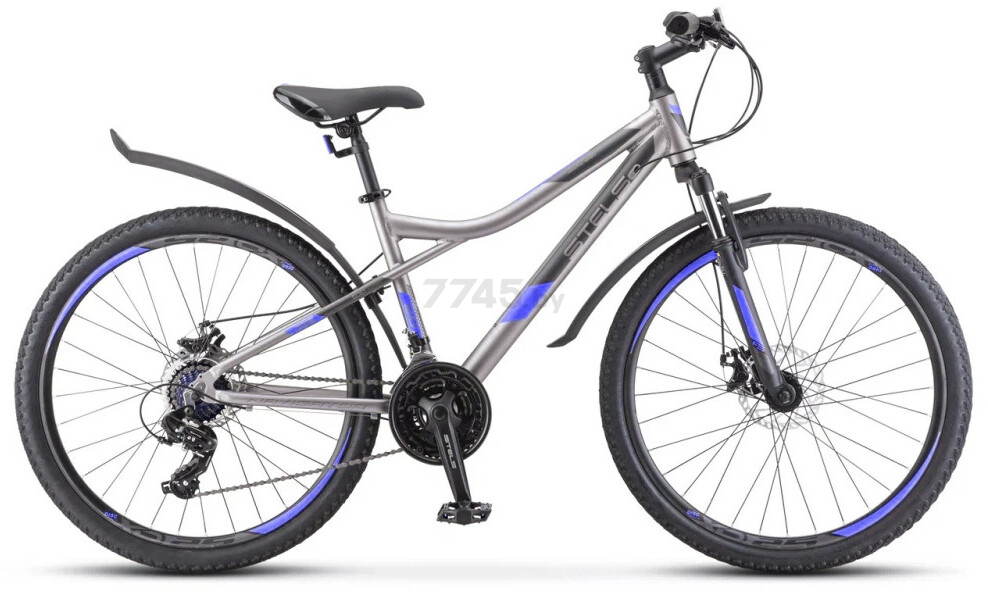 Велосипед детский STELS 26" Navigator 610 MD V050 антрацитовый/синий (LU091645)