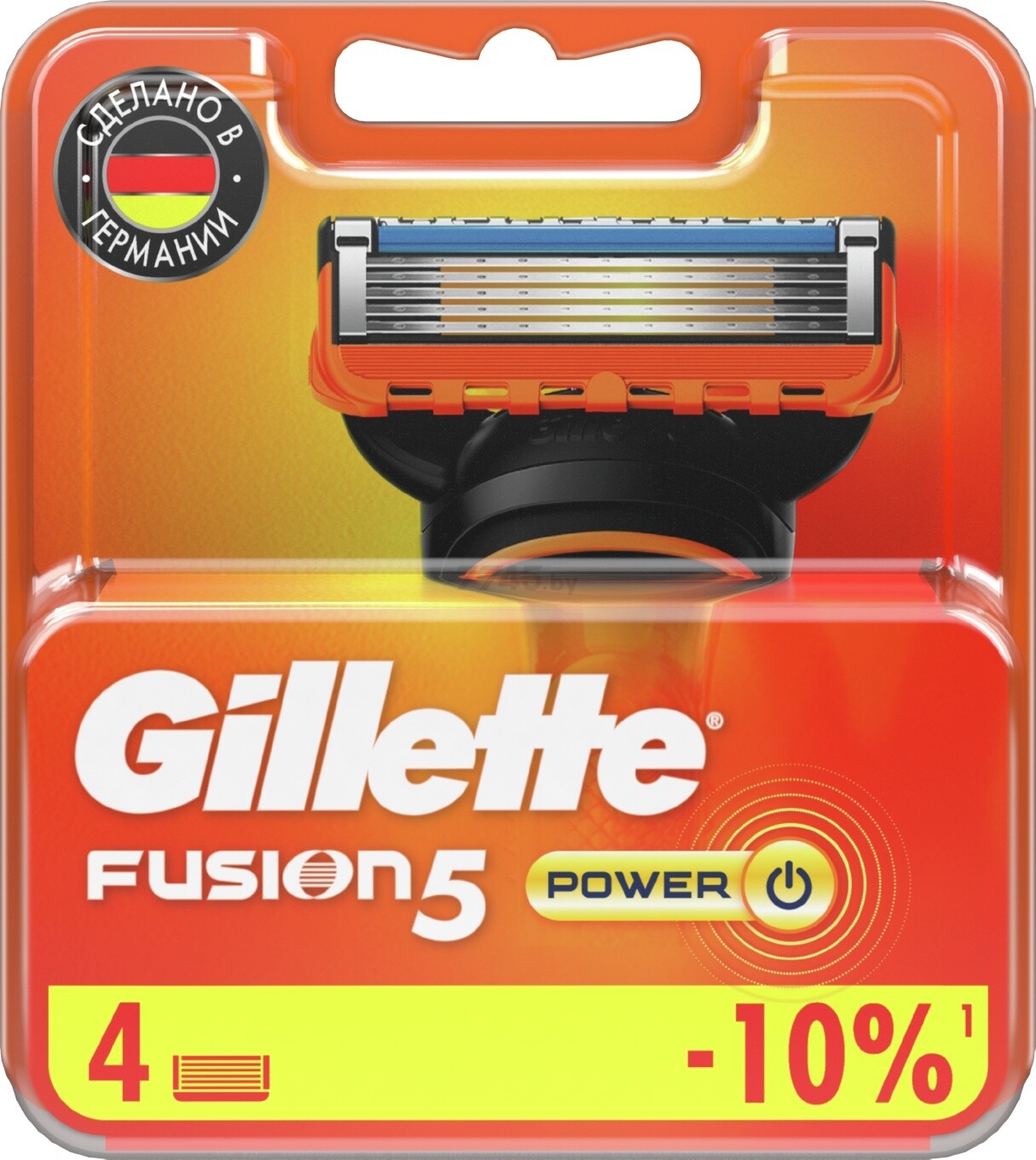 Кассеты сменные GILLETTE Fusion5 Power 4 штуки (7702018877591) - Фото 2