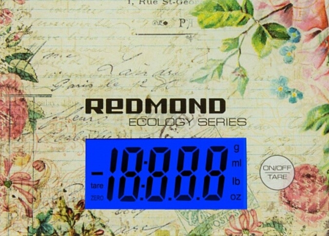 Весы кухонные REDMOND RS-736 Цветы - Фото 5