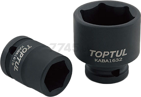 Головка ударная 1/2" 8 мм 6 граней TOPTUL (KABA1608)