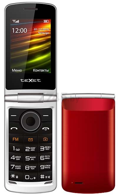 Мобильный телефон TEXET TM-404 Red