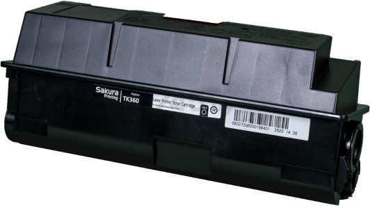 Картридж для принтера SAKURA TK360 черный для Kyocera Mita FS-4020DN (SATK360)