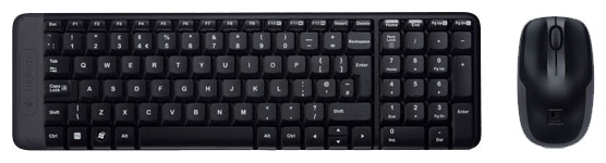 Комплект беспроводной клавиатура и мышь LOGITECH MK220 (920-003169)