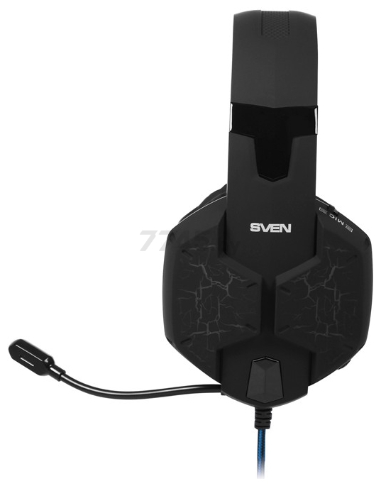 Наушники-гарнитура игровые SVEN AP-U980MV Black-blue - Фото 3