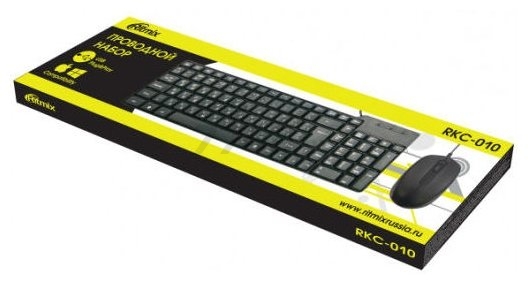 Комплект клавиатура и мышь Ritmix RKC-010 - Фото 2