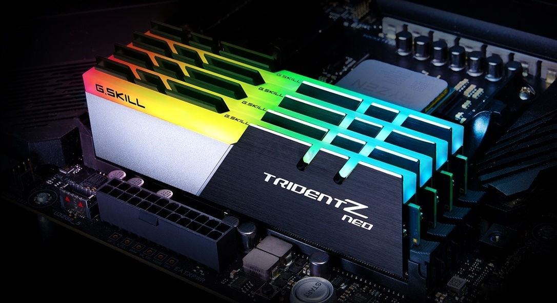 Оперативная память G.SKILL Trident Z Neo 2x16GB DDR4 PC-25600 (F4-3200C16D-32GTZN) - Фото 4