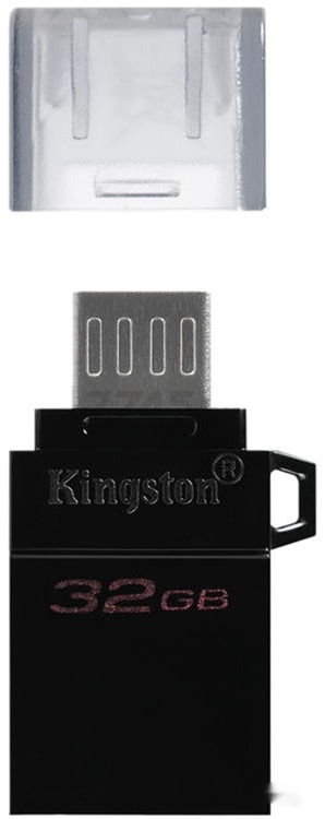 USB-флешка 32 Гб KINGSTON DataTraveler microDuo 3.0 G2 OTG (DTDUO3G2/32GB) - Фото 4