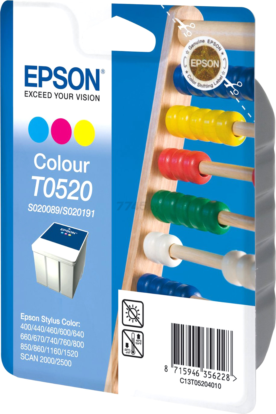 Картридж для принтера струйный EPSON T0520 Color (C13T05204010)