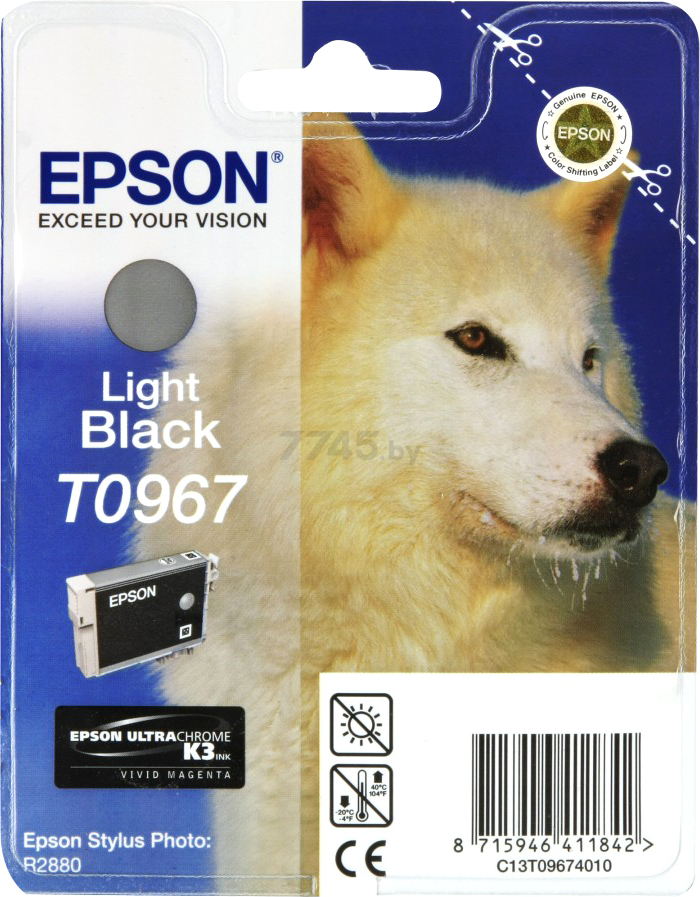 Картридж для принтера струйный EPSON T0967 Light black (C13T09674010)