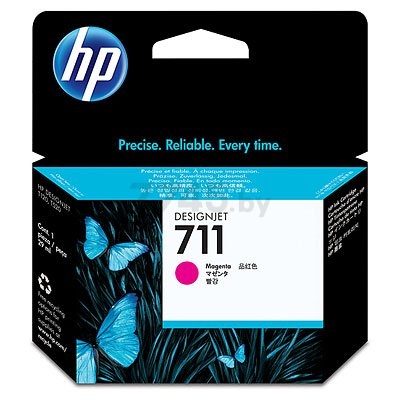 Картридж для принтера струйный HP 711 пурпурный (CZ131A)