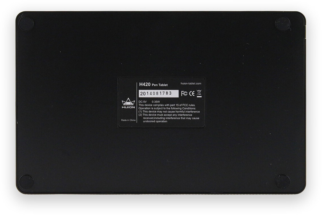 Графический планшет HUION H420 черный - Фото 6