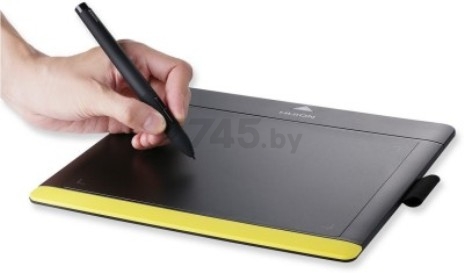 Графический планшет HUION 680 TF черно-желтый - Фото 2