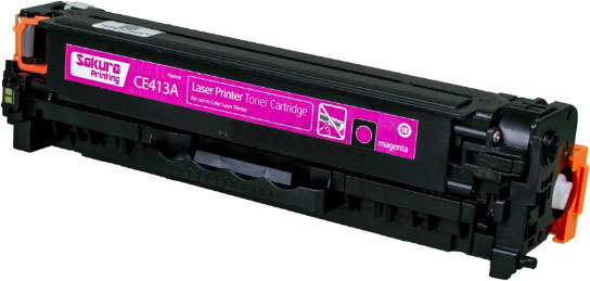 Картридж для принтера SAKURA CE413A пурпурный для HP (SACE413A)