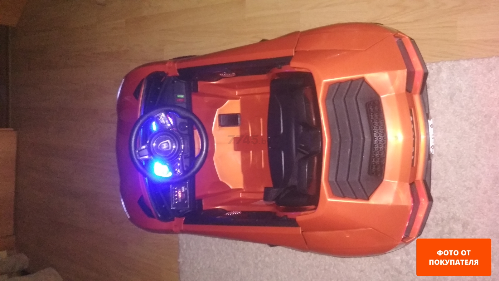 Электромобиль детский SUNDAYS Lamborghini LS528 оранжевый