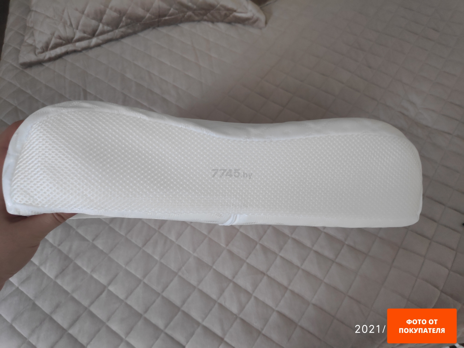 Подушка ортопедическая для сна ФАБРИКА СНА Memory-2 60х40 см - Фото 3