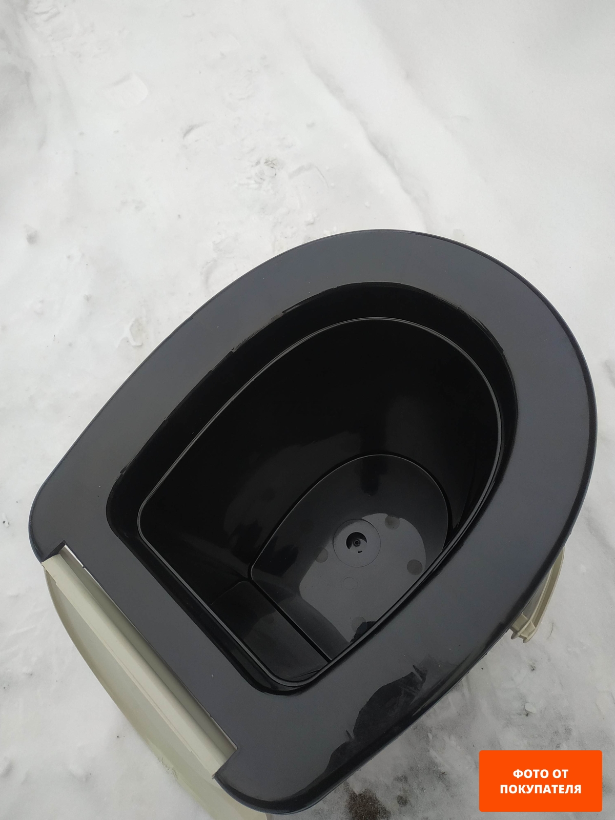 Ведро туалетное IDEA белый ротанг 16 л (М2459) - Фото 3