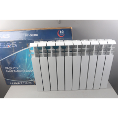 Радиатор биметаллический SAS 500/95 10 секций (HF-500B8) уцененный (0552712800)