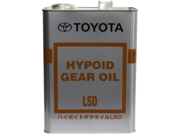 Масло трансмиссионное 85W90 TOYOTA Hypoid Gear Oil LSD 4 л 