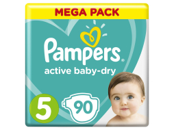 Подгузники PAMPERS Active Baby-Dry 5 Junior 11-16 кг 90 штук (8001090614643)