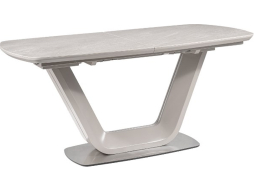 Стол кухонный SIGNAL Armani Ceramic серый матовый 160-220х90х76 см 