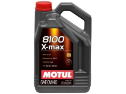 Моторное масло 0W40 синтетическое MOTUL 8100 X-Max 5 л 