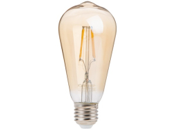 Лампа светодиодная филаментная E27 ЮПИТЕР ST64 6 Вт 4000К 