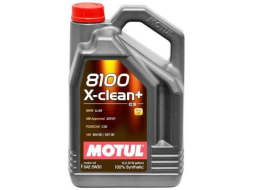 Моторное масло 5W30 синтетическое MOTUL 8100 X-Clean+
