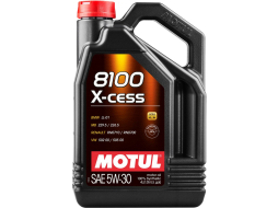 Моторное масло 5W30 синтетическое MOTUL 8100 X-Cess 4 л 