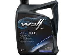 Моторное масло 0W30 синтетическое WOLF VitalTech V 5 л 