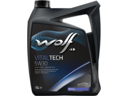 Моторное масло 5W30 синтетическое WOLF VitalTech
