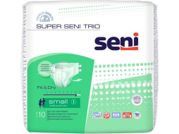 Подгузники для взрослых SENI Super Trio 1 Small 55-80 см 10 штук (5900516691691)