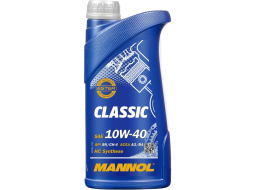 Моторное масло 10W40 полусинтетическое MANNOL Classic 1 л 