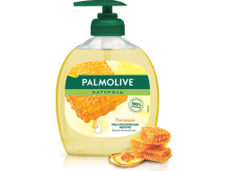 Мыло жидкое PALMOLIVE Натурэль Питание мед и увлажняющее молочко 