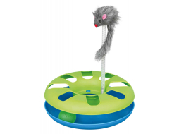 Игрушка для кошек TRIXIE Безумный круг с мышкой 24×29см 