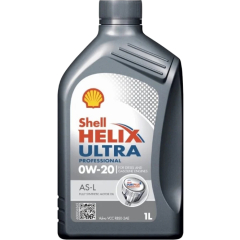 Моторное масло 0W20 синтетическое SHELL Helix Ultra Professional AS-L 1 л 