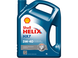 Моторное масло 5W40 полусинтетическое SHELL Helix HX7