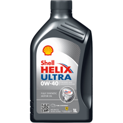 Моторное масло 0W40 синтетическое SHELL Helix Ultra 1 л 