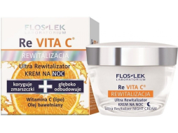 Крем ночной FLOSLEK ReVITA C Ultra Revitalizer Night Cream 40+ Ультра регенерирующий 50 мл (5905043000534)